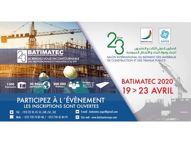 23ème Salon International BATIMATEC